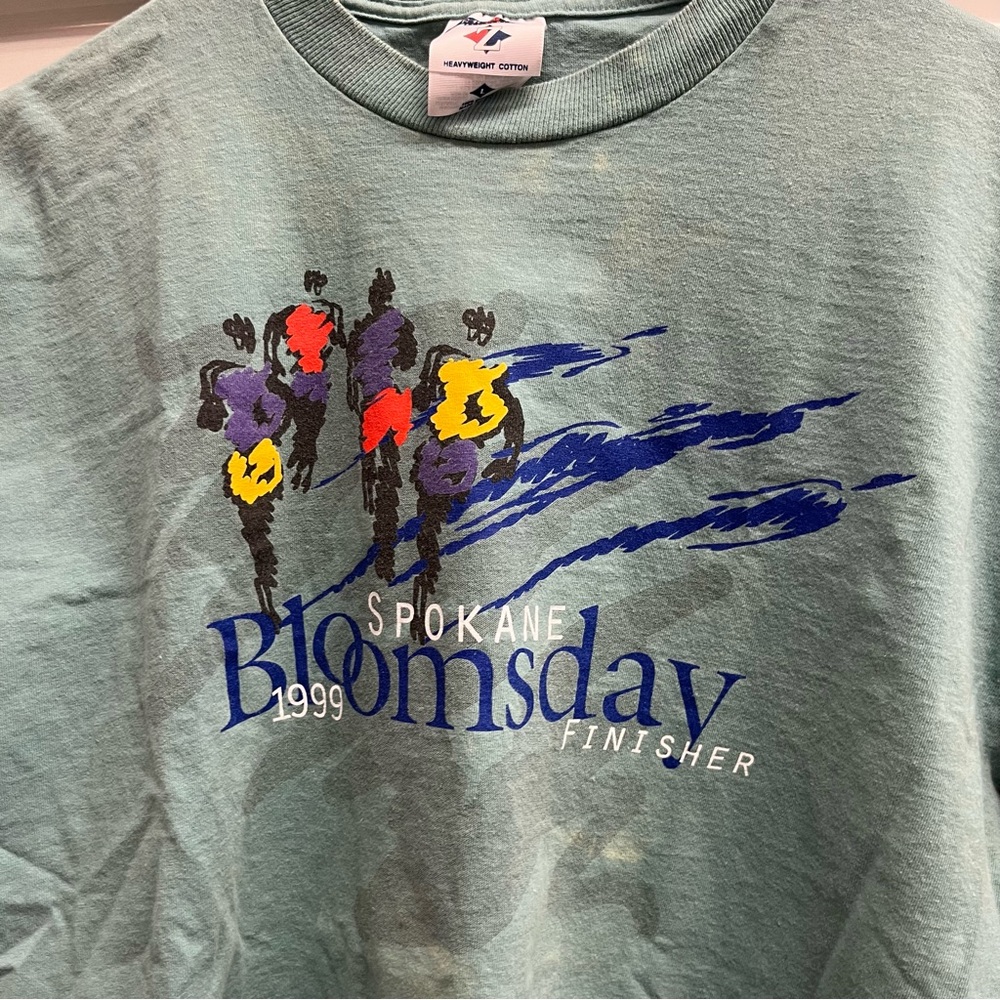 Vintage 99 Bloomsday Finisher Tee on Jerzees Blank (L) (Made in USA 🇺🇸)